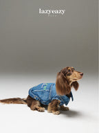 Embroidered Denim Vest