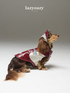Retro Racing Embroidered PU Vest