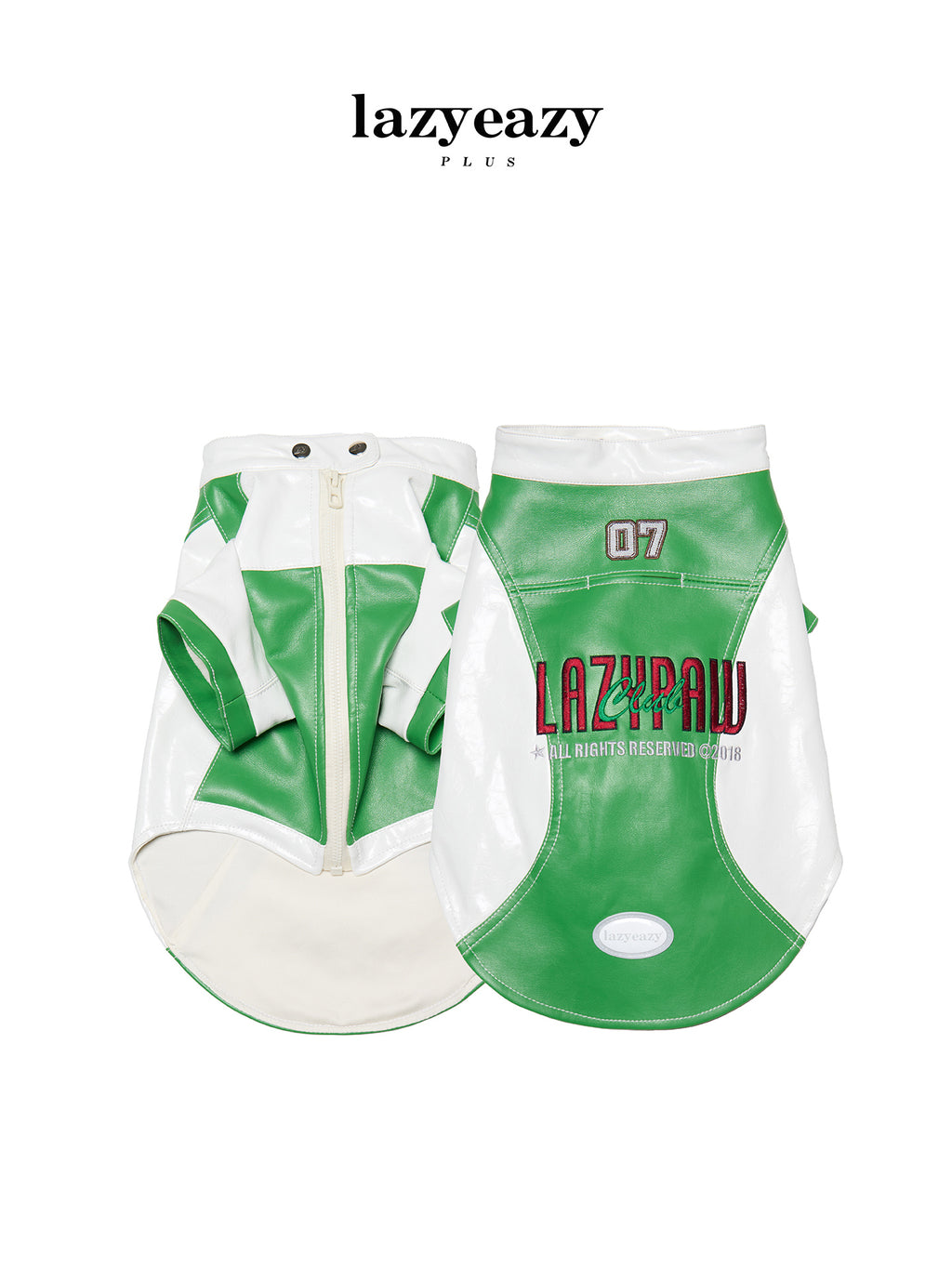 Retro Racing Embroidered PU Jacket