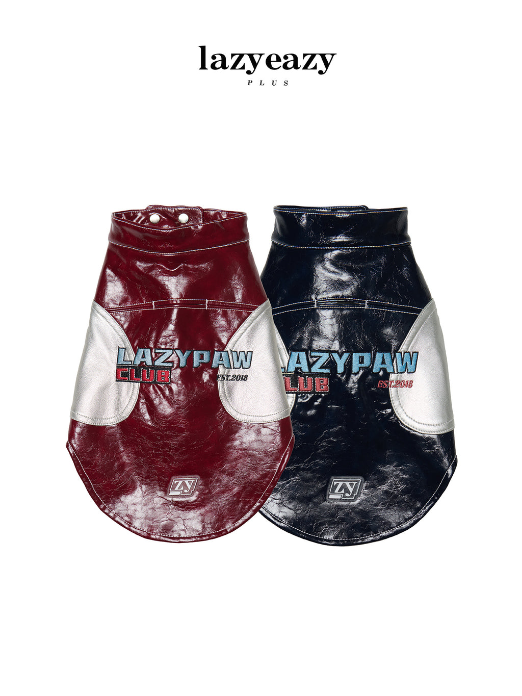 Retro Racing Embroidered PU Vest