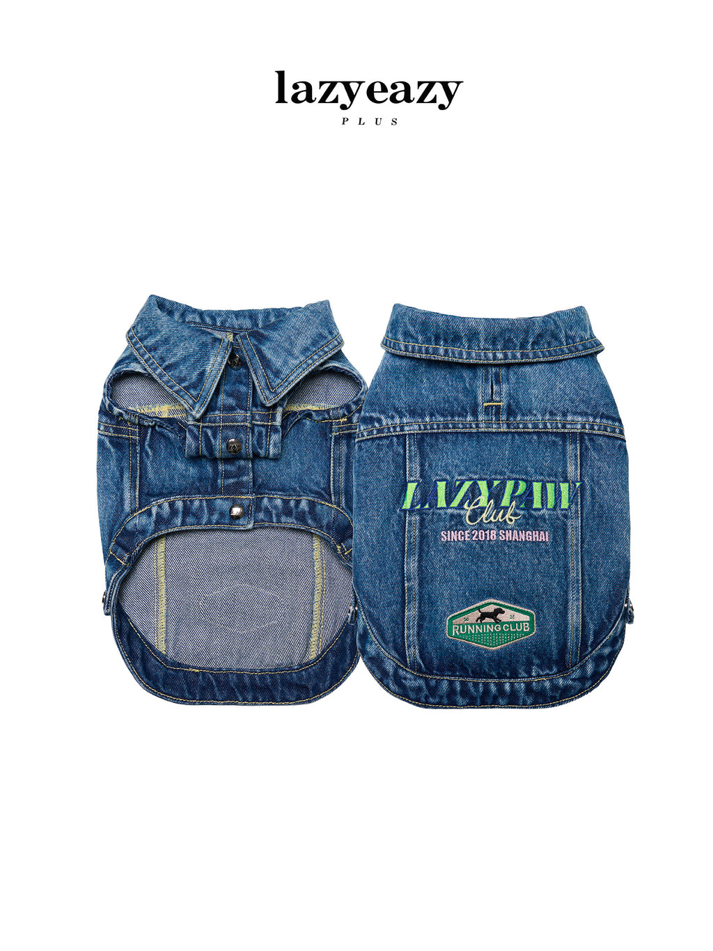 Embroidered Denim Vest