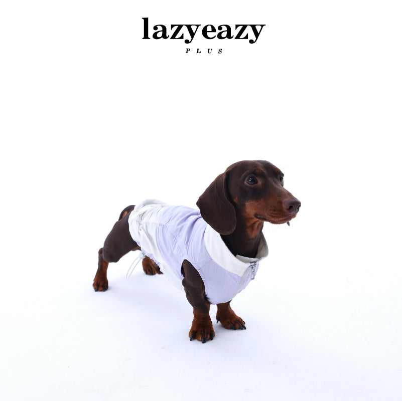 Color-Block Shirred UV Protection Jacket